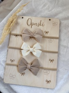  Zestaw 3 opasek ZAMSZOWE BEŻE I ECRU